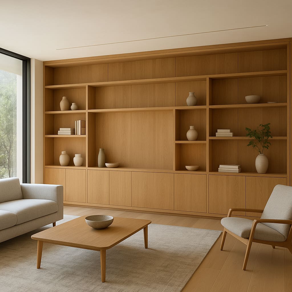 Maßgefertigtes Wohnraum-Interior